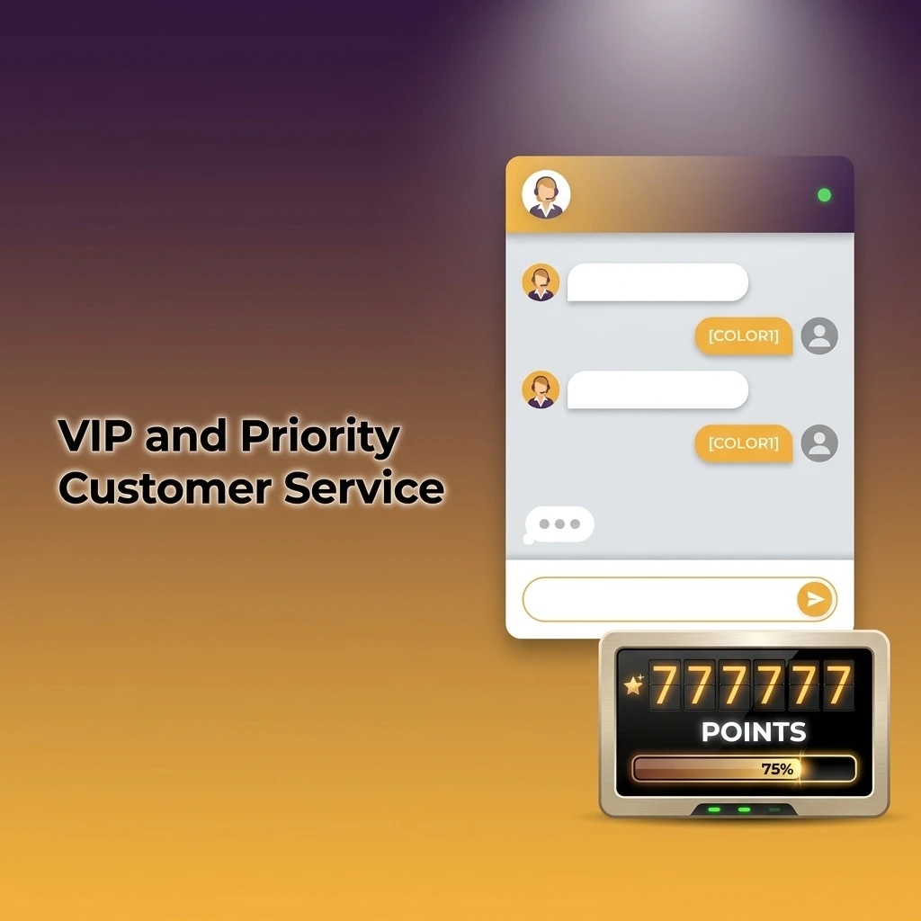 Parimatch VIP priority customer service with dedicated account manager and faster support response times